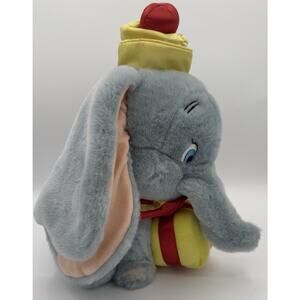 Vintage RARE DISNEY JUMBO "DUMBO" HOLIDAY ACTION PLUSH ANIMAL